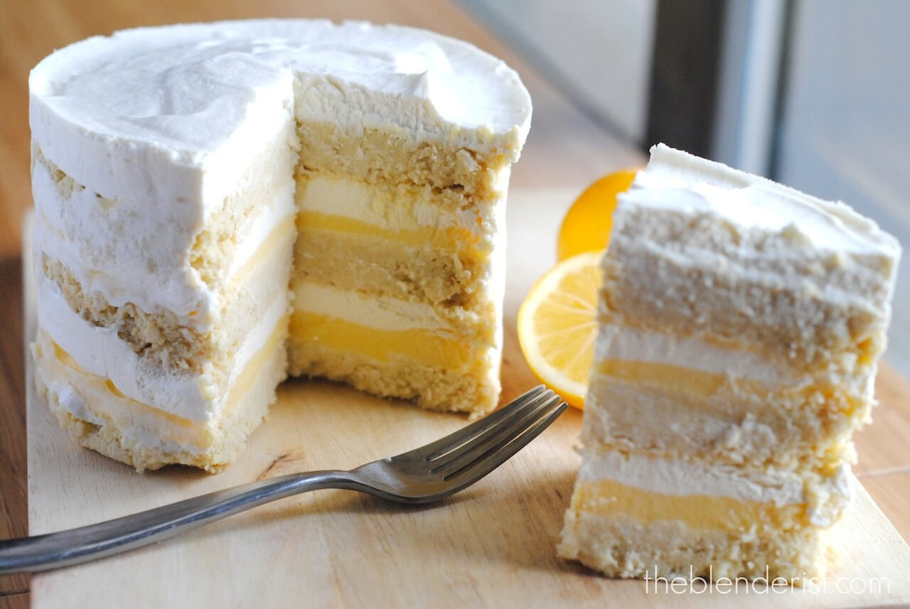 Lemon Layer Cake
 Coconut Lemon Layer Cake Gluten Free and Sugar Free