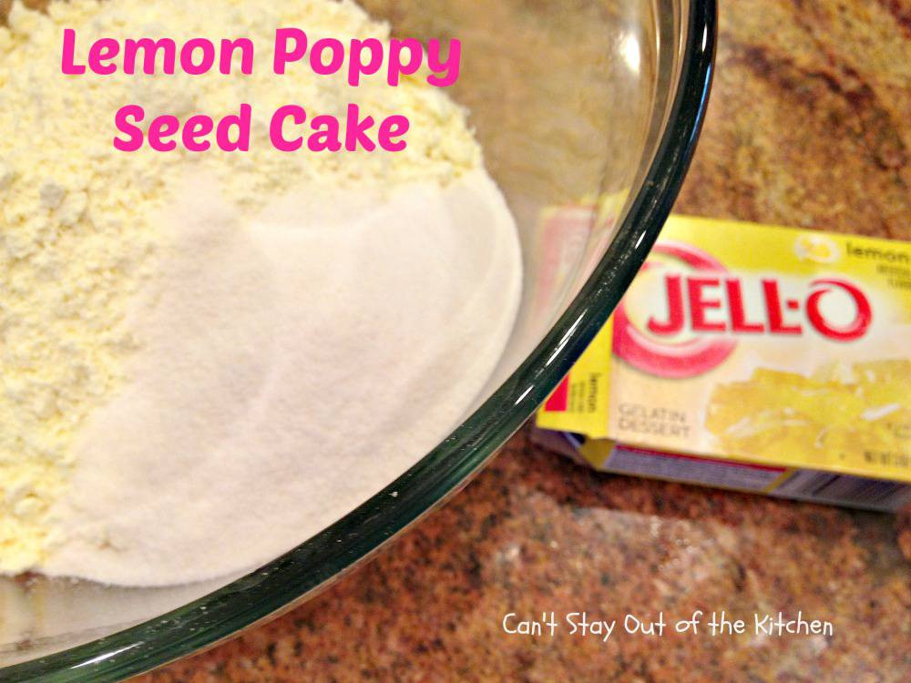 Lemon Poppy Seed Cake
 Lemon Poppy Seed Cake Can t Stay Out of the Kitchen