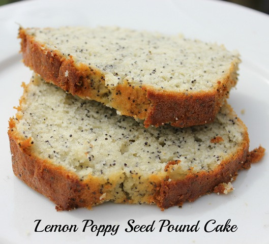 Lemon Poppy Seed Pound Cake
 Lemon Poppy Seed Pound Cake Little Us