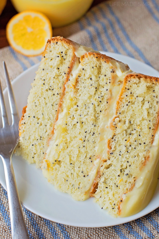 Lemon Poppyseed Cake
 Lemon Poppy Seed Layer Cake Life Made Simple