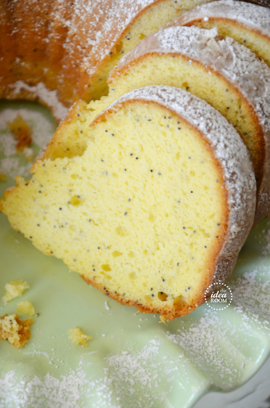 Lemon Poppyseed Cake
 Bundt Cake Lemon Bundt Cake with Poppy Seeds