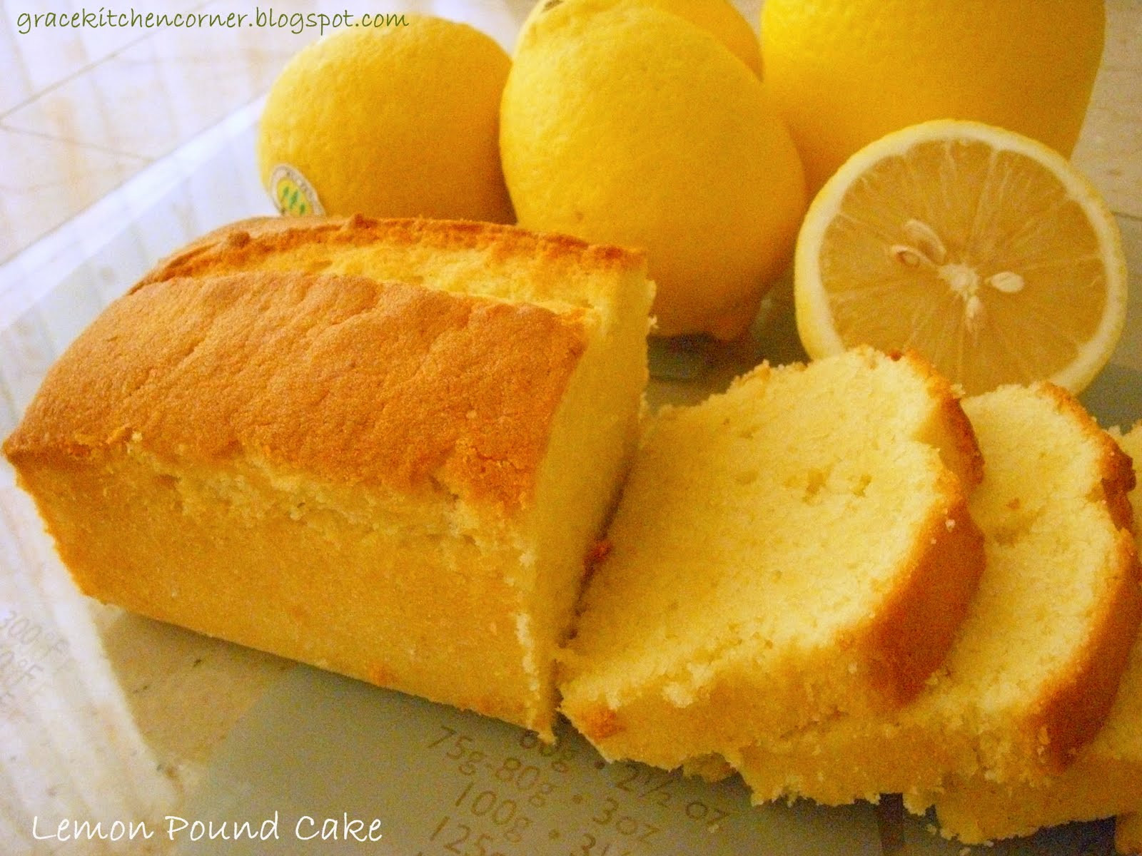 Lemon Pound Cake Recipe
 Kitchen Corner Lemon Pound Cake