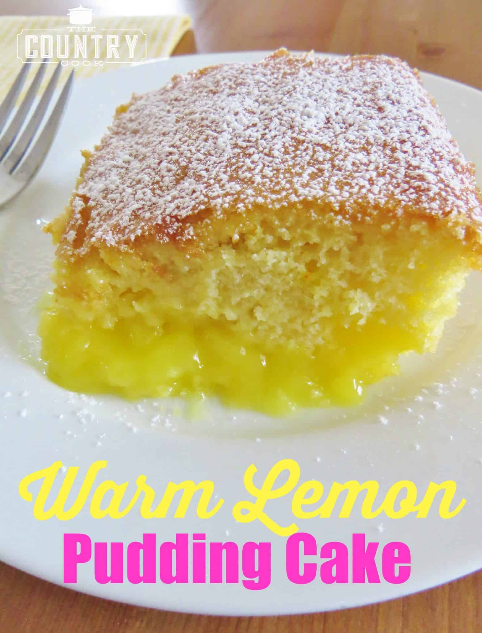 Lemon Pudding Cake
 Warm Lemon Pudding Cake Lemon Lava Cake The Country Cook