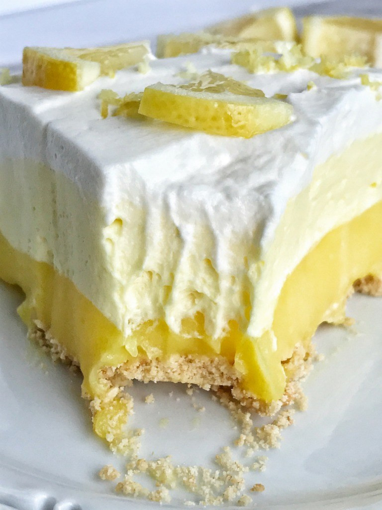 Lemon Pudding Desserts
 no bake Triple Layer Lemon Pudding Pie To her as Family