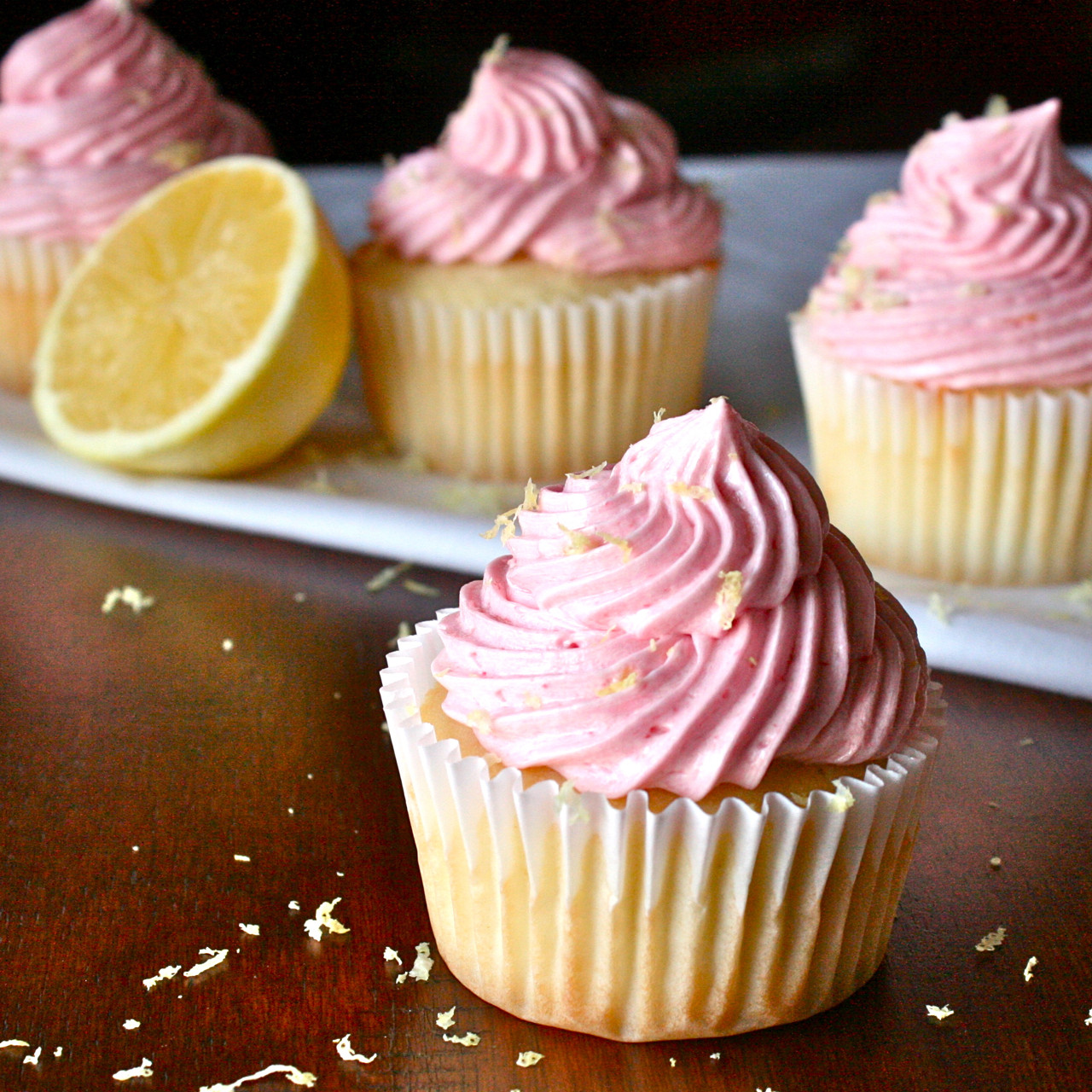 Lemon Raspberry Cupcakes
 See Brooke Cook Raspberry Lemon Cupcakes