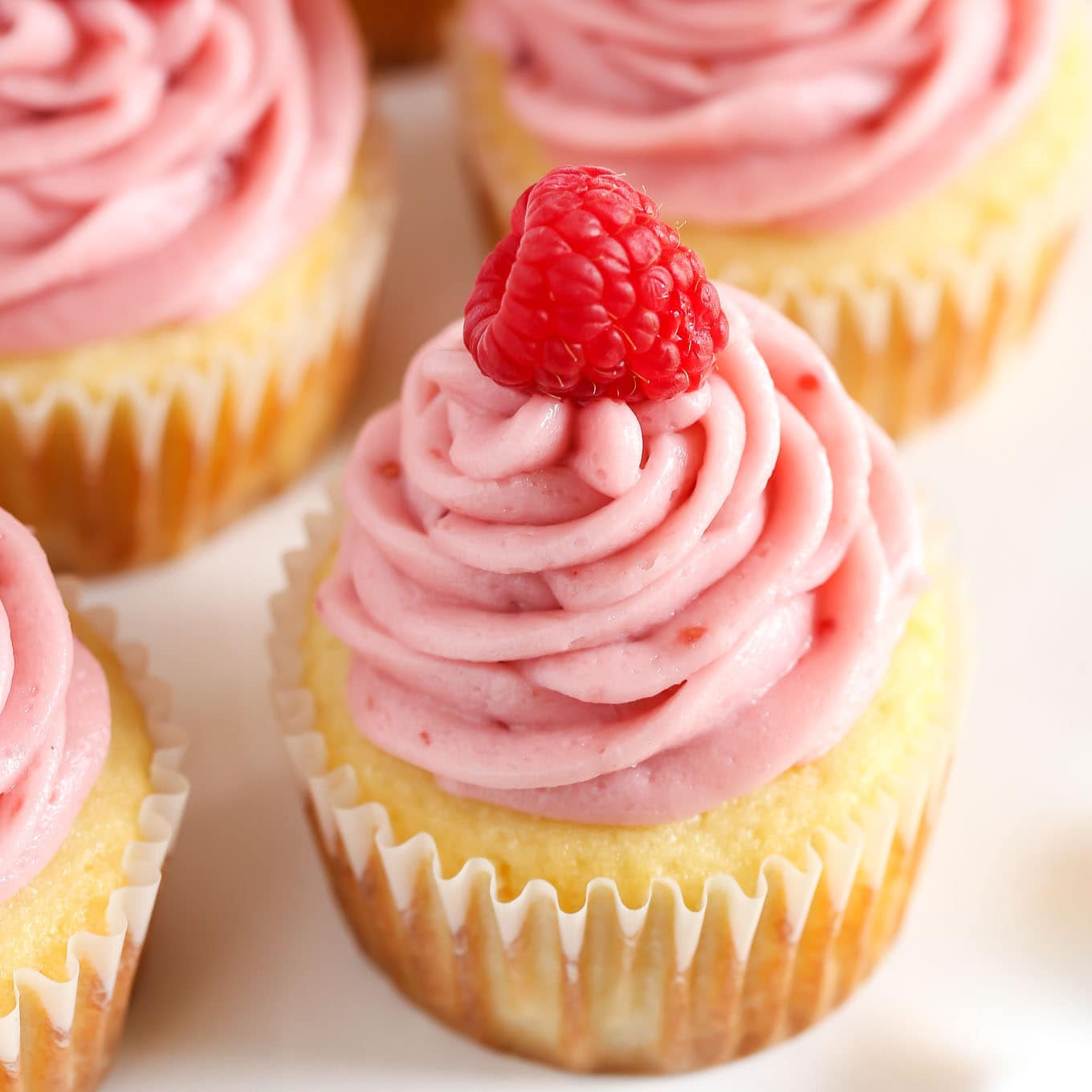 Lemon Raspberry Cupcakes
 Lemon Cupcakes with Raspberry Buttercream Live Well Bake