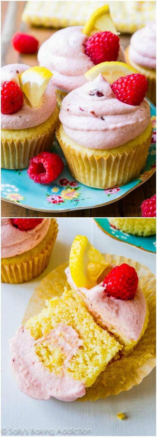 Lemon Raspberry Cupcakes
 Raspberry Lemon Cupcakes Sallys Baking Addiction