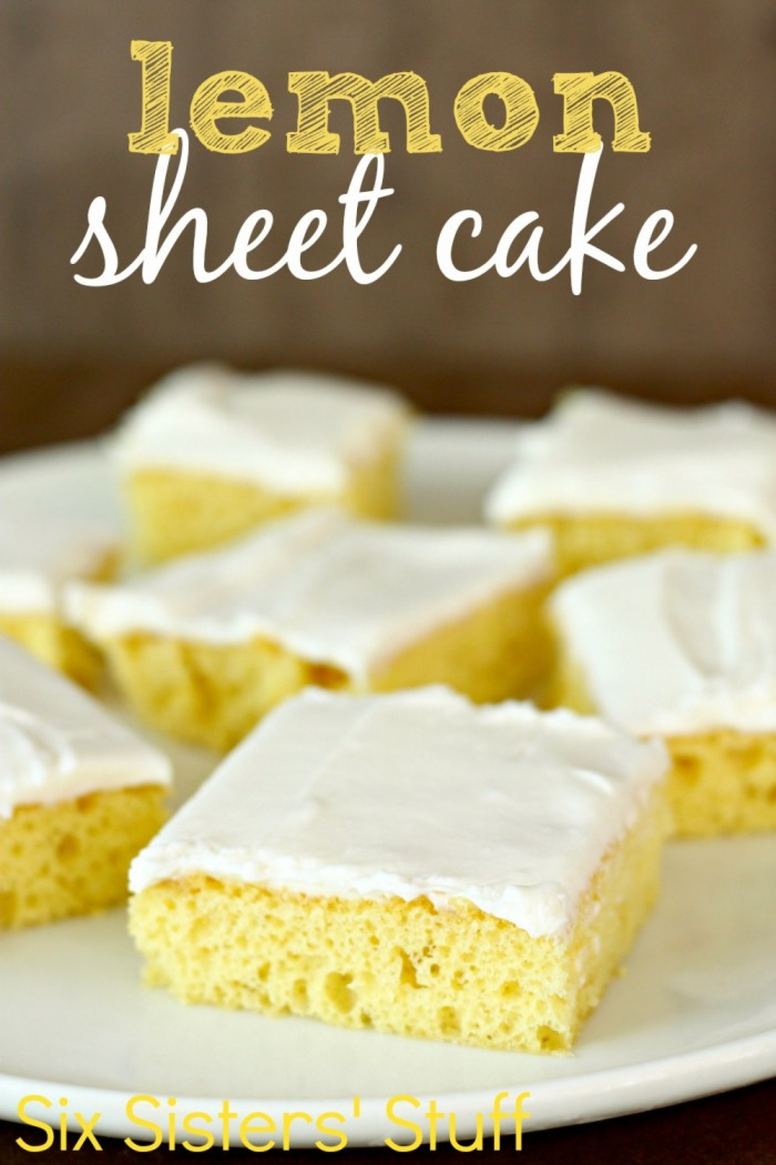 Lemon Sheet Cake
 Easy Lemon Sheet Cake Recipe