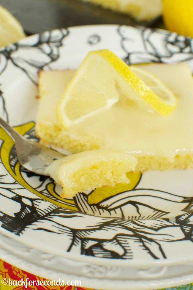 Lemon Sheet Cake
 Lemon Sheet Cake Back for Seconds