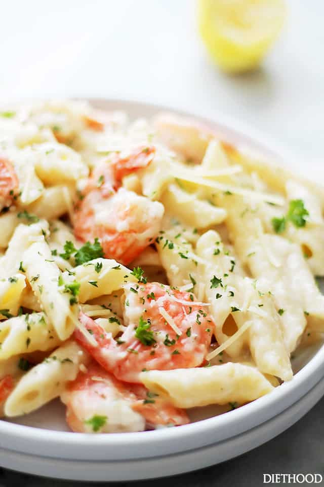 Lemon Shrimp Pasta
 Creamy Lemon Shrimp Pasta Recipe