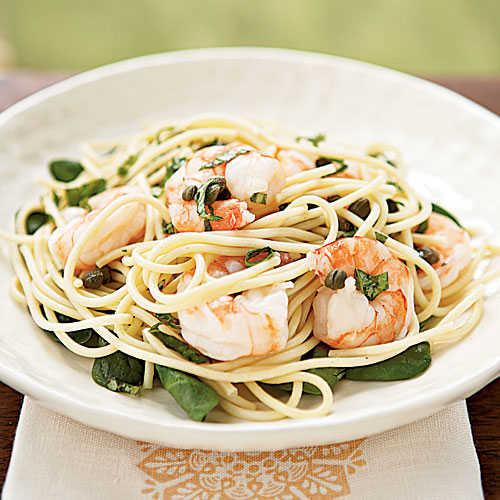 Lemon Shrimp Pasta
 Superfast Mediterranean Recipes Cooking Light