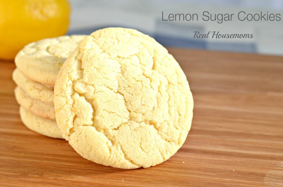 Lemon Sugar Cookies
 Lemon Sugar Cookies ⋆ Real Housemoms