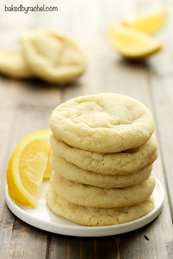 Lemon Sugar Cookies
 Soft and Chewy Lemon Sugar Cookies