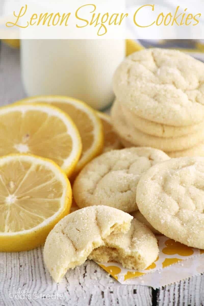 Lemon Sugar Cookies
 Lemon Sugar Cookies Julie s Eats & Treats