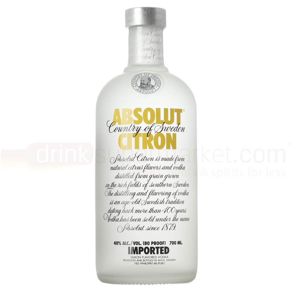 Lemon Vodka Drinks
 Absolut Citron Lemon Vodka 70cl Buy Cheap Price line UK