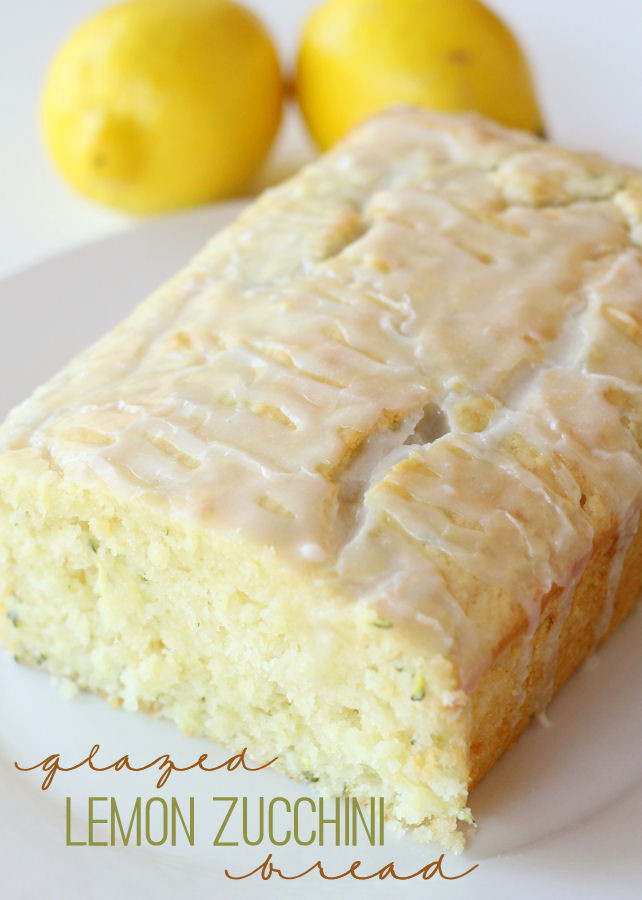 Lemon Zucchini Bread
 Glazed Lemon Zucchini Bread