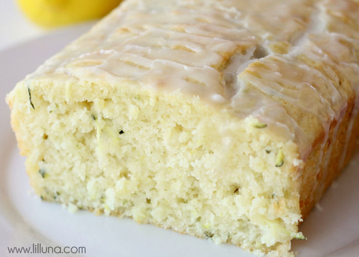 Lemon Zucchini Bread
 Glazed Lemon Zucchini Bread