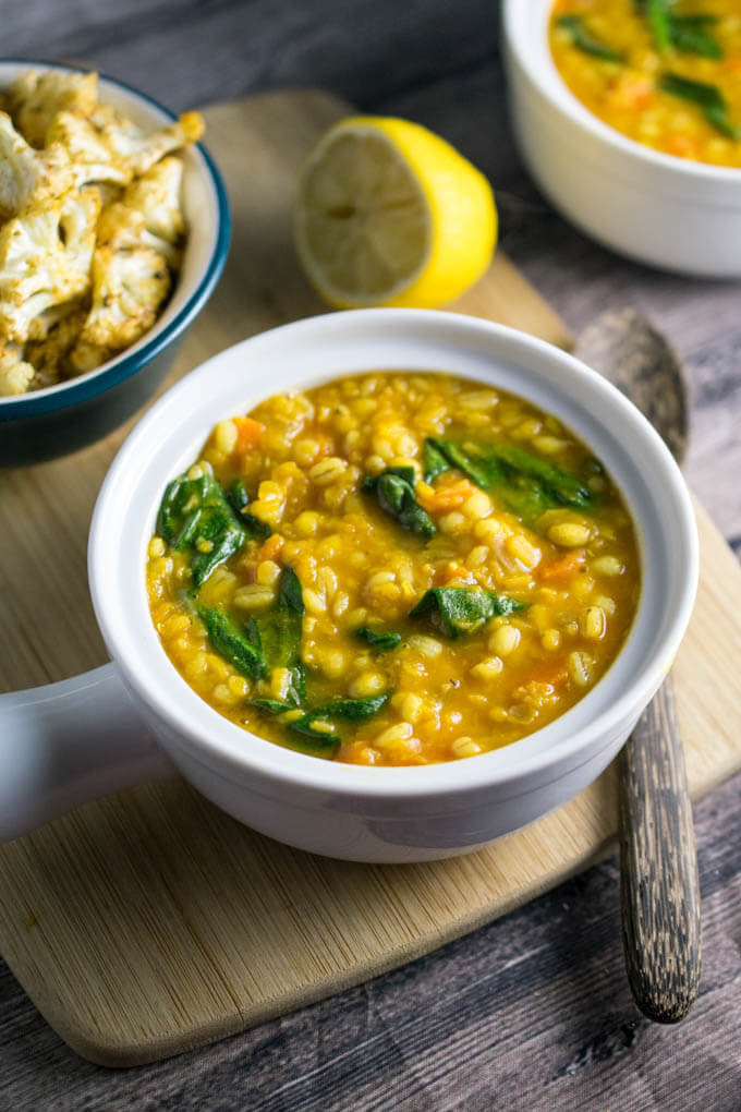 Lentil Barley Soup
 Golden Lentil Barley Soup