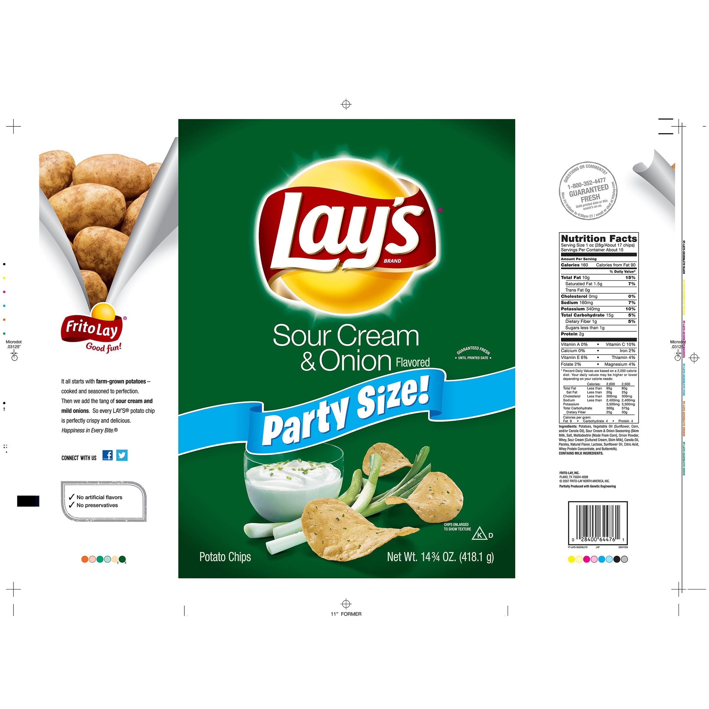 Let'S Potato Chips
 how many calories in 10 potato chips