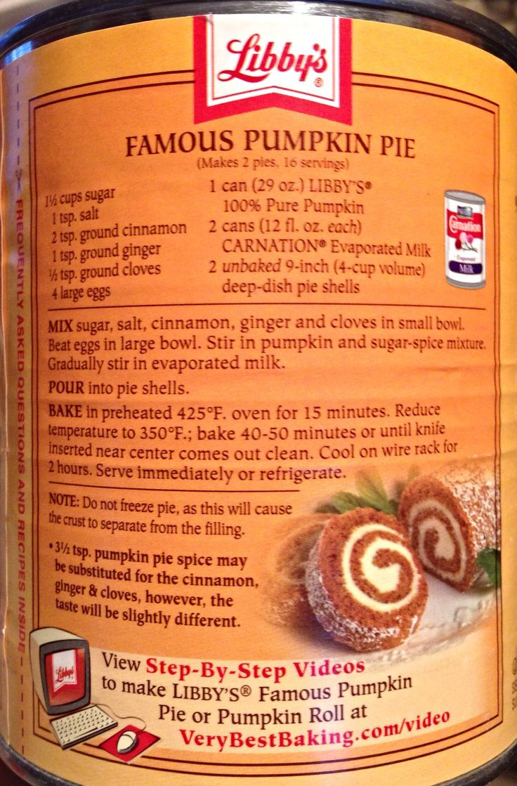 Libby Pumpkin Pie Recipe
 libby pumpkin pie mix muffins