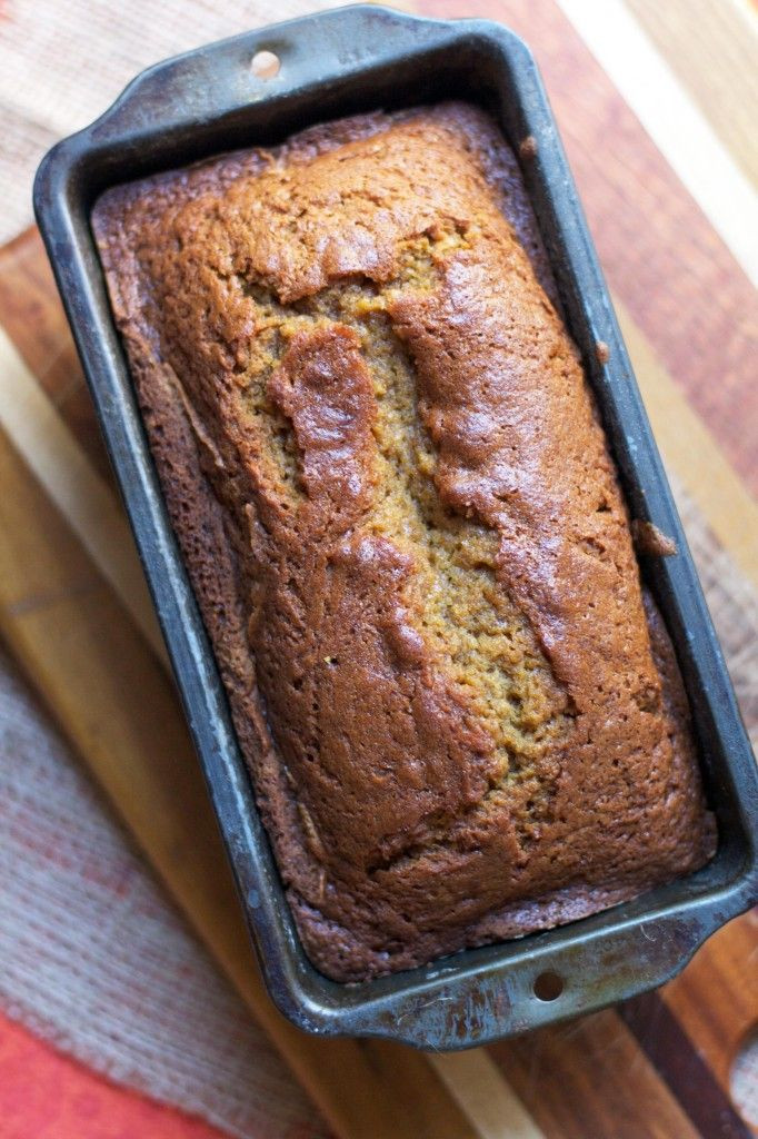 Libbys Pumpkin Bread
 Easy e bowl Pumpkin Bread via The Baker Chick