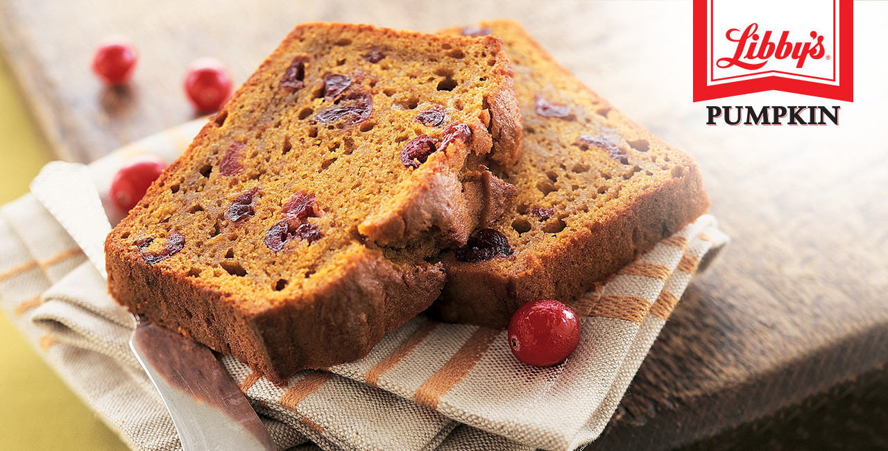 Libbys Pumpkin Bread
 Libby s Pumpkin Cranberry Bread Recipes Peapod