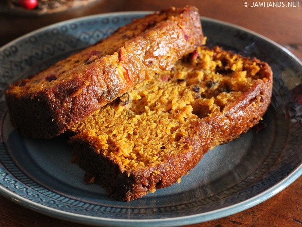 Libbys Pumpkin Bread
 Jam Hands Libby s Ridiculously Moist Pumpkin Cranberry Bread