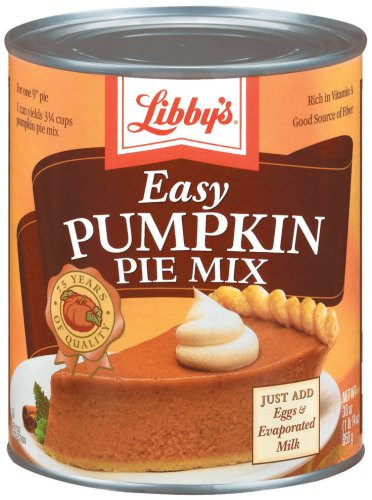 Libbys Pumpkin Pie Recipe
 libby pumpkin pie filling
