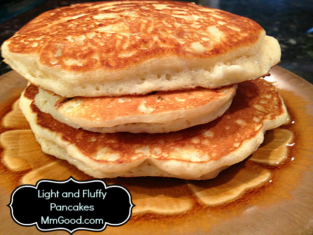 Light And Fluffy Pancakes
 A light & fluffy pancake that tastes amazing with a secret