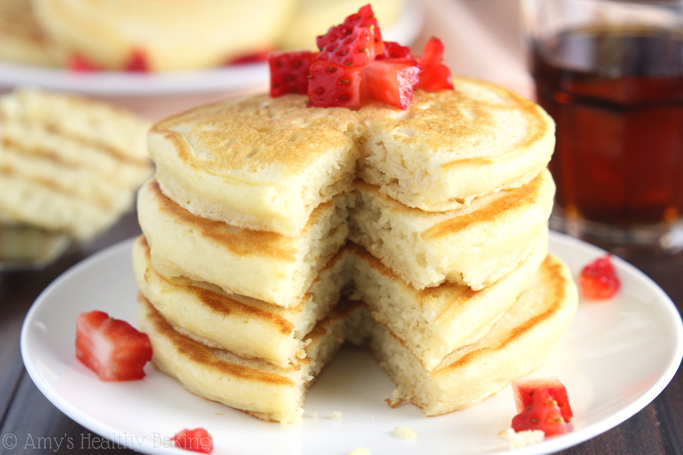 Light And Fluffy Pancakes
 The Ultimate Healthy Buttermilk Pancakes