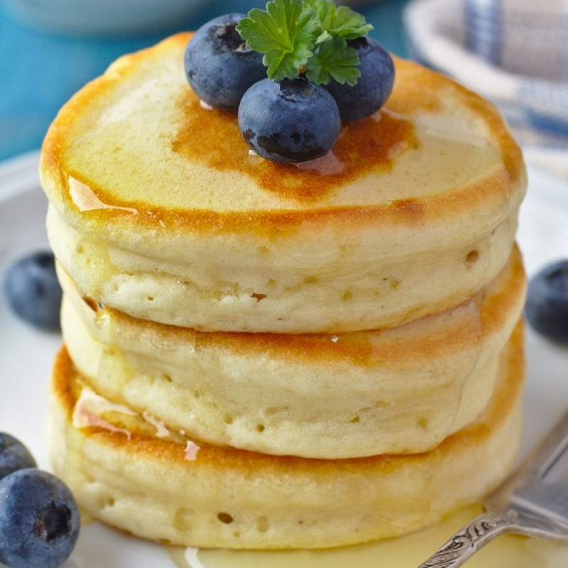 Light And Fluffy Pancakes
 This classic buttermilk pancakes recipe makes light fluffy