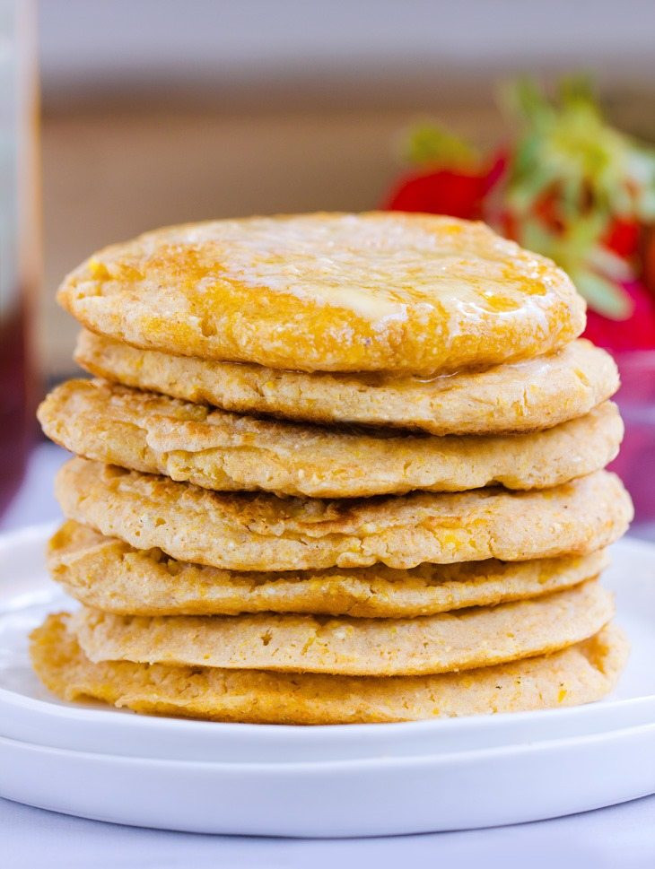 Light And Fluffy Pancakes
 Fluffy Cornbread Pancakes – Oil Free Gluten Free Vegan