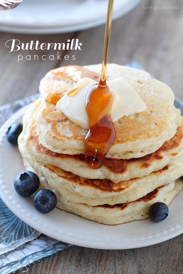 Light And Fluffy Pancakes
 Buttermilk Pancakes Love Grows Wild