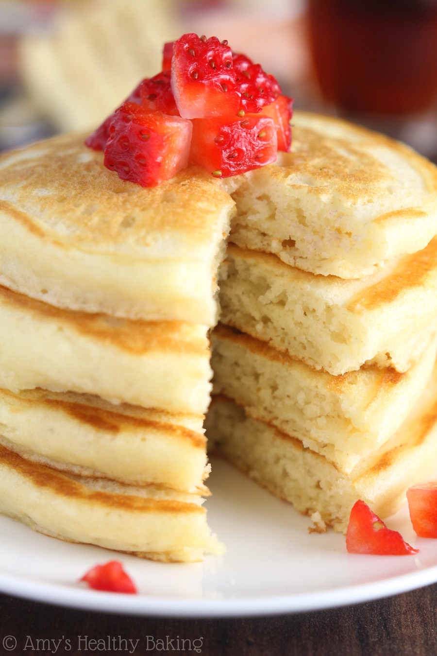 Light And Fluffy Pancakes
 The Ultimate Healthy Buttermilk Pancakes