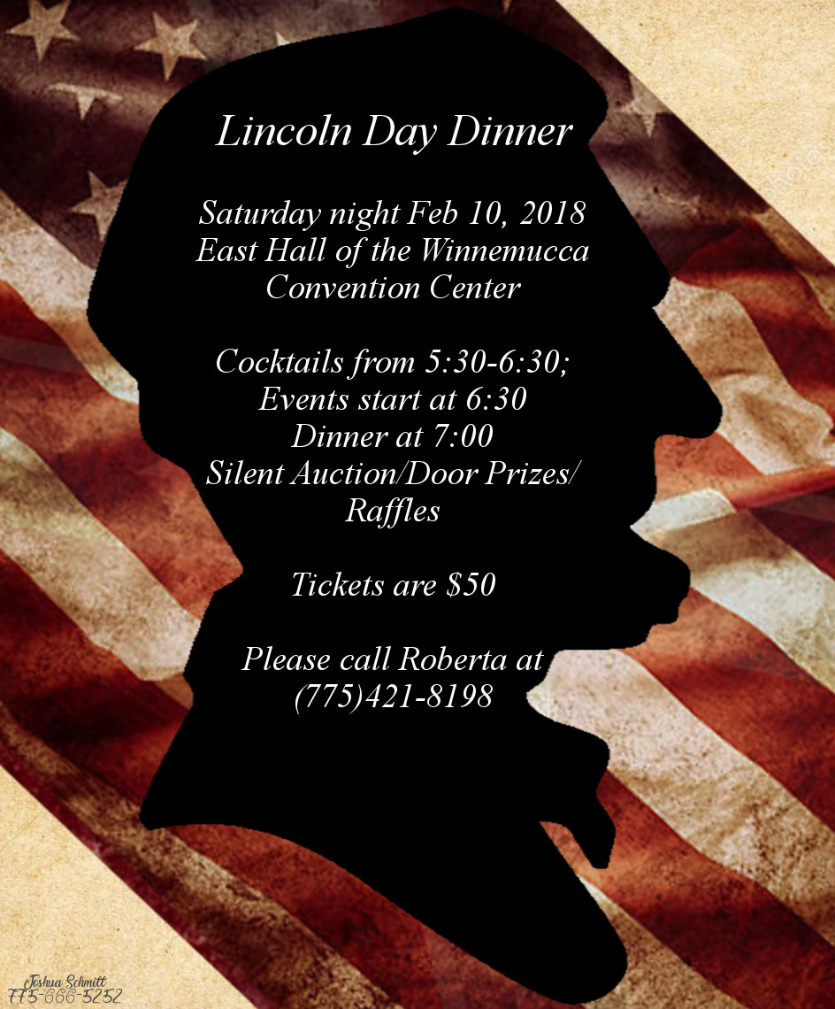 Lincoln Day Dinner
 Humboldt County Lincoln Day Dinner Nevada Republican Party