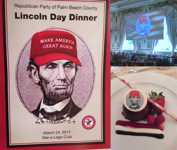 Lincoln Day Dinner
 Chelsea Clinton flips out over Trump hat on Lincoln