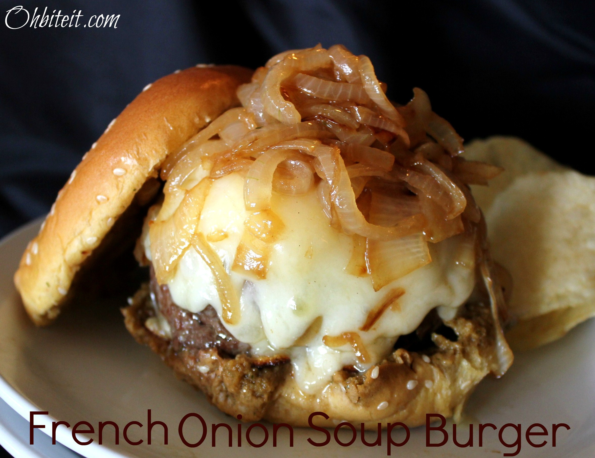 Lipton Onion Soup Burgers
 French ion Soup Burger