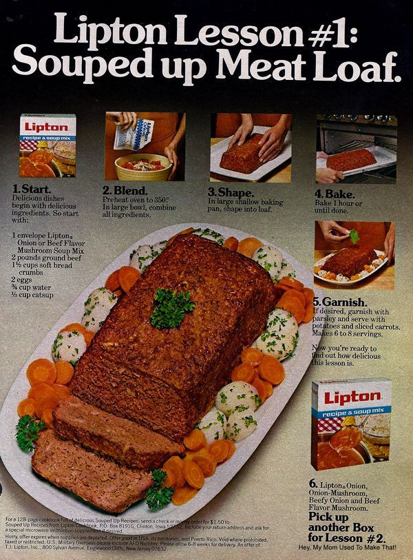 Lipton Onion Soup Meatloaf Recipe
 25 bästa Lipton meatloaf recipe idéerna på Pinterest