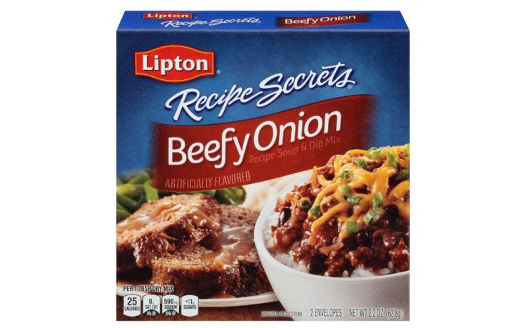 Lipton Onion Soup Mix Ingredients
 Lipton Recipe Secrets Beefy ion Soup & Dip Mix