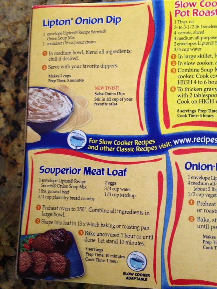 Lipton Onion Soup Mix Meatloaf Recipe
 1000 images about Pork Beef Recipes on Pinterest