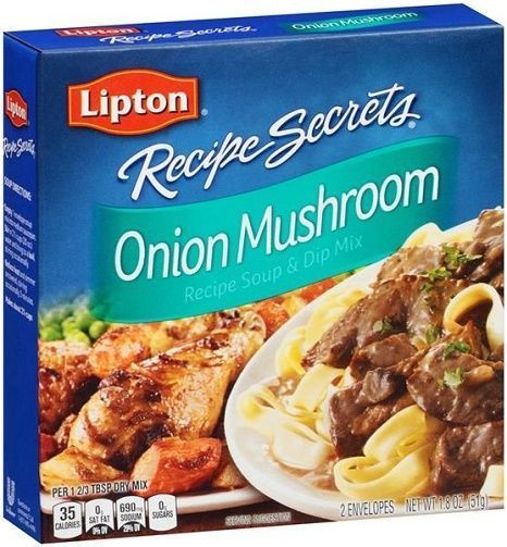 Lipton Onion Soup Mix Recipe
 Lipton Recipe Secrets ion Mushroom Soup & Dip Mix