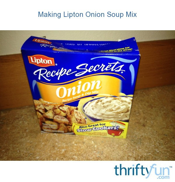 Lipton Onion Soup Mix Recipe
 Making Lipton ion Soup Mix Copycat