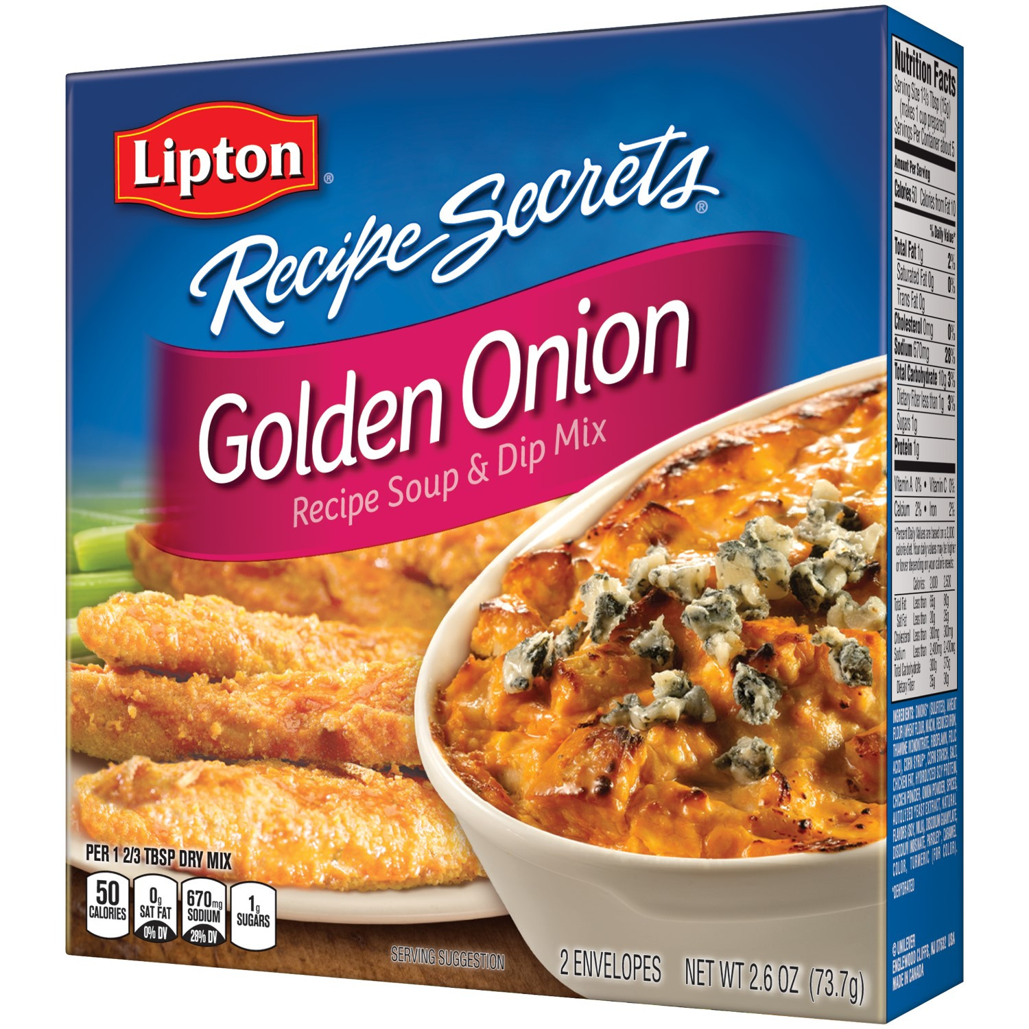 Lipton Onion Soup Mix Recipe
 Lipton Recipe Secrets Golden ion Soup and Dip Mix 2 6 Oz