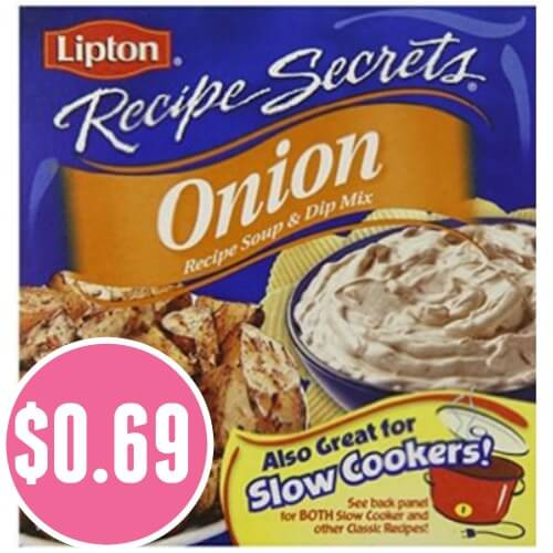 Lipton Onion Soup Mix Recipe
 Lipton Recipe Secrets ion Soup Mix ly $0 69 at Walgreens
