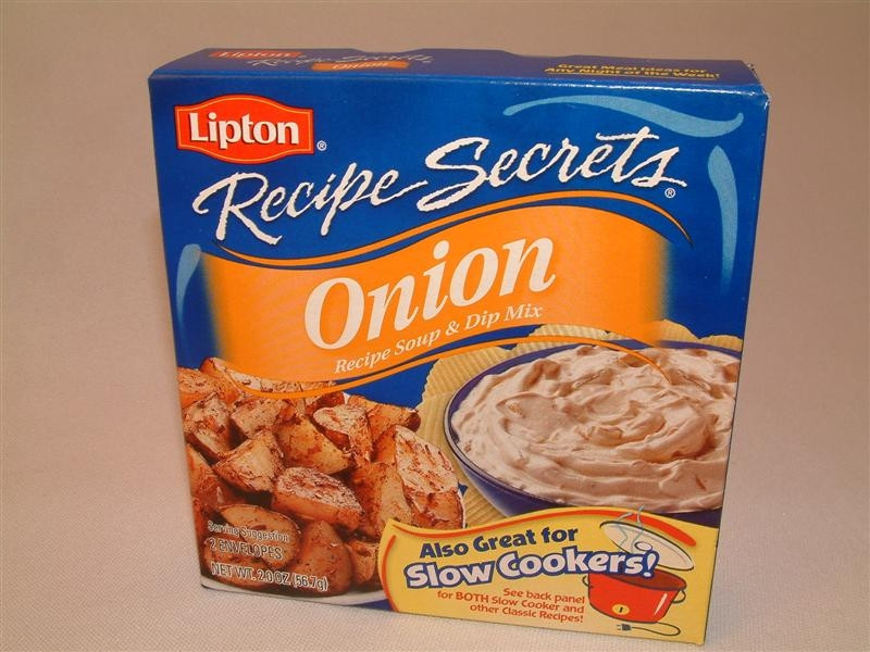 Lipton Onion Soup Mix
 ion dip
