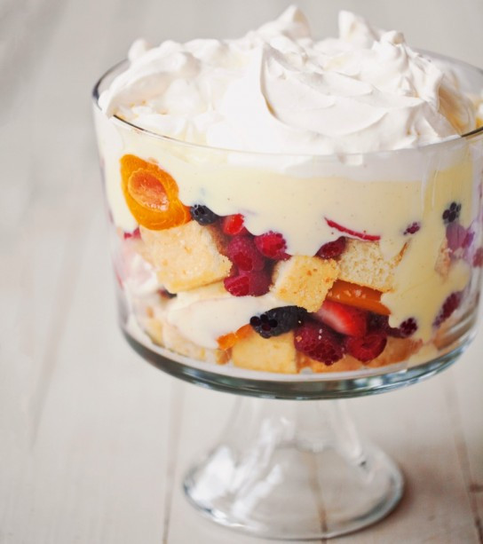 Lite Summer Desserts
 Summer Fruit Trifle