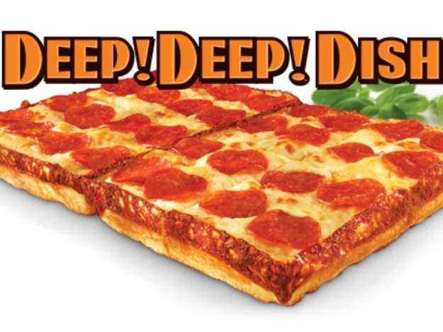 Little Caesars Pepperoni Deep!Deep! Dish Pizza
 Chain Reaction Little Caesar s Deep Deep Dish Pizza