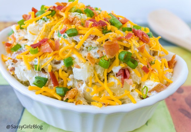 Loaded Baked Potato Salad
 Easy Loaded Baked Potato Salad Recipe And BACON