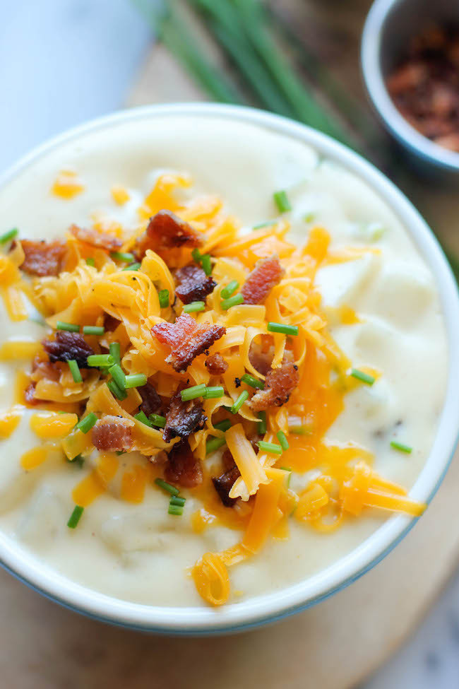 Loaded Baked Potato Soup
 20 Obscure But Amazing Cheese Dishes Plus Their Super