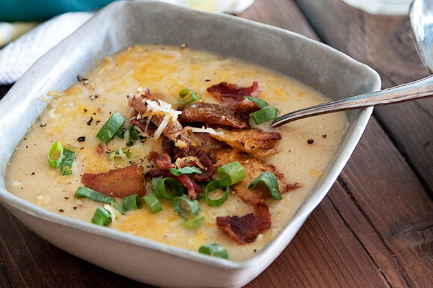 Loaded Baked Potato Soup
 Fully Loaded Baked Potato Soup